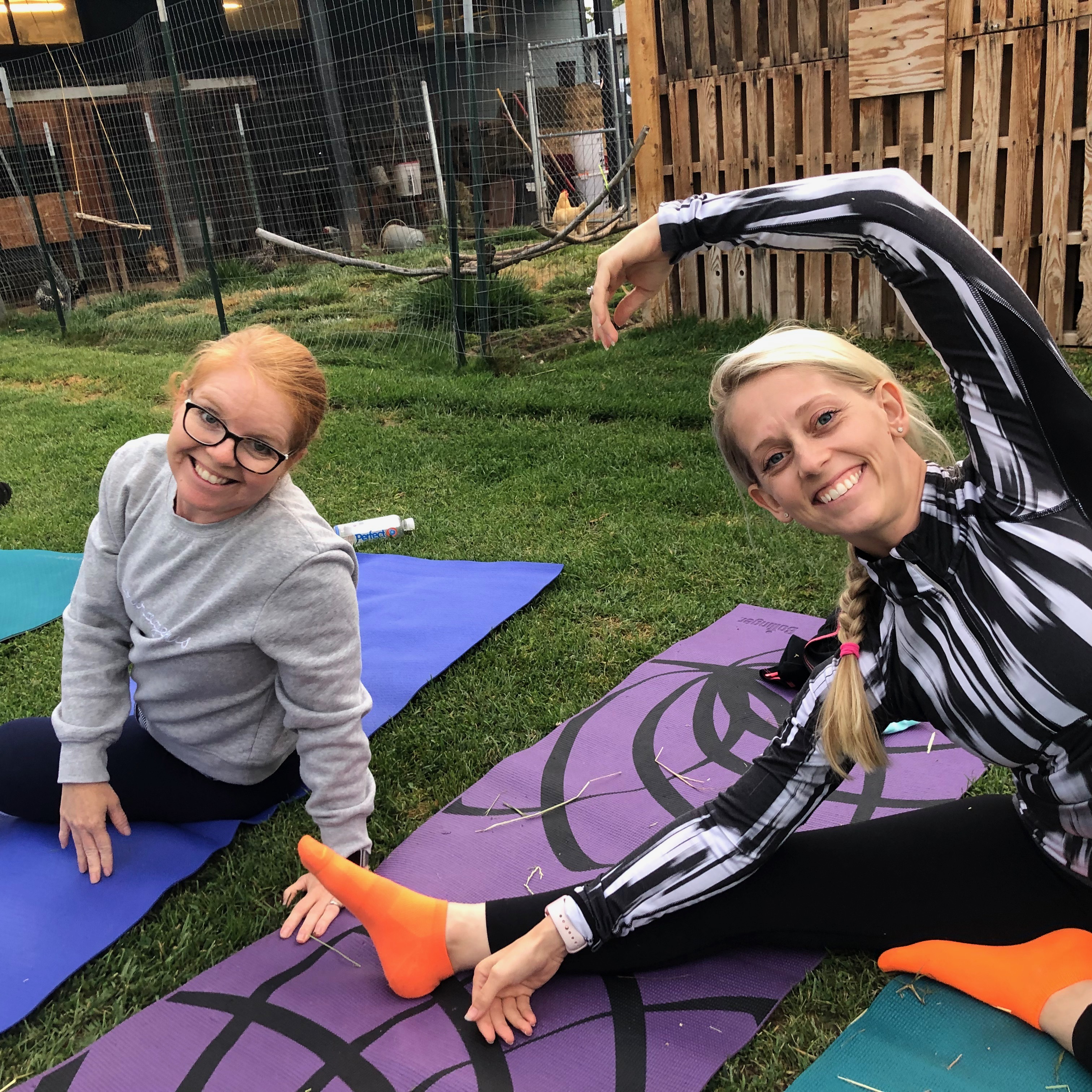 Boise Goat Yoga with Friends